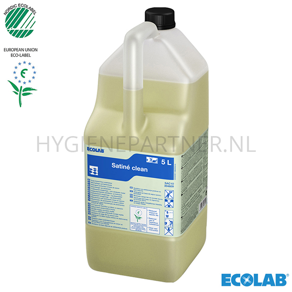 RD301080 Ecolab Satine Clean vloerreiniger zeepbasis 2x5 liter